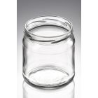 405 ml Verpackungsglas weiß mit 82er TO Mündung mit Etikettier Fläche