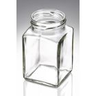 260 ml Verpackungsglas weiß 4 kant 58er TO Mündung