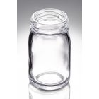 100 ml Weithalsglas weiß DIN 40 Gewinde