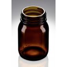 75 ml Weithalsglas braun DIN 40 Gewinde