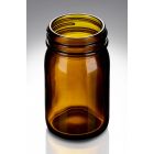 100 ml Weithalsglas braun DIN 40 Gewinde