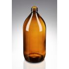 1000 ml Sirupflasche braun PP 28 Mündung