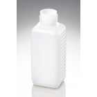 100 ml Kunststoff Fl. PE natur Typ D DIN 25 Mündung rechteckig ca. 9g EG