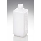 250 ml Kunststoff Fl. PE natur Typ V DIN 25 Mündung rechteckig