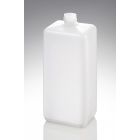 1000 ml Kunststoff-Fl. PE natur Typ E DIN 25 Mündung rechteckig