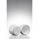 PP 28 Orig.-Verschluss  PP  weiß/weiß mit Konuseinlage LD-PE für Glas 19,4 mm Mdg