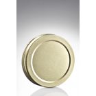 68 x 16 mm Schraubverschluss gold Weißblech mit Compound