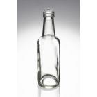 250 ml Gradhalsflasche weiß PP 28 Standard Mündung