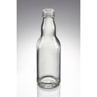 200 ml Kropfhalsflasche weiß  PP 28 Mündung für Ausgieser