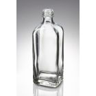 350 ml Likör mit 3 eingezogenen Seiten weiß PP 28 Mündung