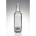 700 ml Facetten Likörflasche weiß  PP 28 Mündung