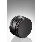 PP 31,5 Standardverschluss Alu neutral schwarz  31,5 x 18