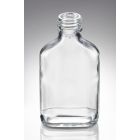 100 ml Taschenflasche oval weiß PP 28 Mündung - leichtgewichtig 115g
