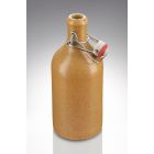 500 ml Tonkrug Weinform Glasur braun Bügelverschluss