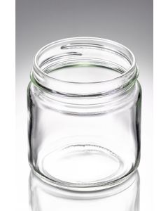 250 g (1/4 kg) Honigglas weiß 68 mm Schraubmündung 12er Karton