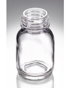 50 ml Weithalsglas weiß DIN 32 Gewinde