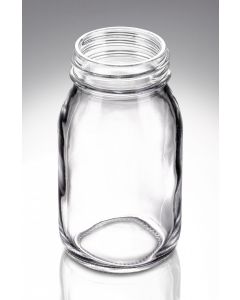 150 ml Weithalsglas weiß DIN 45 Gewinde