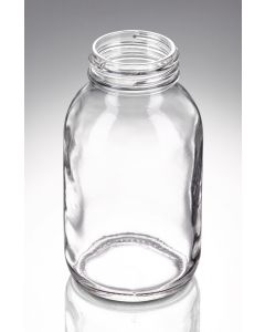 500 ml Weithalsglas weiß DIN 55 Gewinde