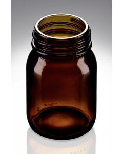 75 ml Weithalsglas braun DIN 40 Gewinde