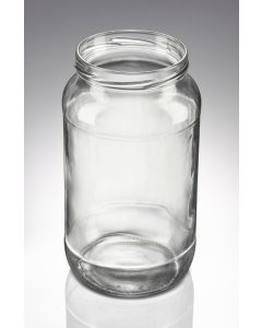 1062 ml Verpackungsglas weiß rund 82er TO Mündung
