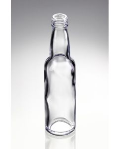 100 ml Kropfhalsflasche weiß PP 22 Standard Mündung
