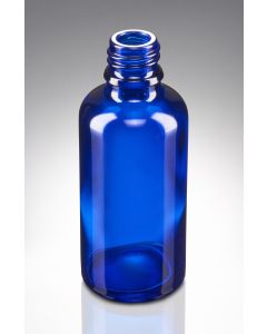 50 ml Tropfflasche blau DIN 18 Mündung