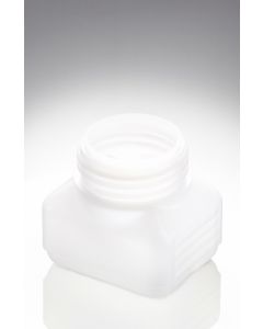 50 ml Kunststoff Fl. PE natur Typ V DIN 40 Mündung rechteckig