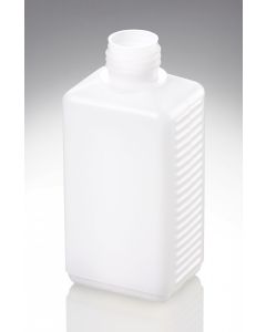 200 ml Kunststoff Fl. PE natur Typ V DIN 25 Mündung rechteckig
