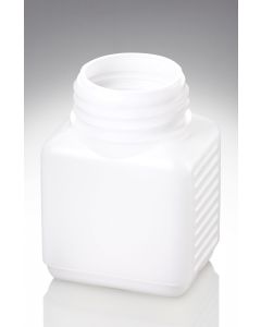 100 ml Kunststoff Fl. PE natur Typ V DIN 40 Mündung rechteckig