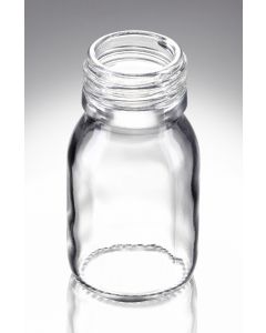 30 ml Verpackungsglas weiß PP 28 Standard Mündung