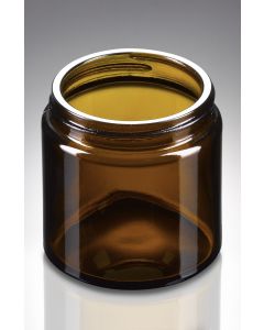 120 ml Cremetiegel braun 58/R3-Mündung