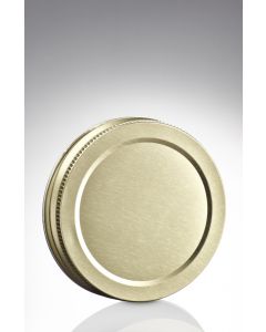 68 x 16 mm Schraubverschluss gold Weißblech mit Compound