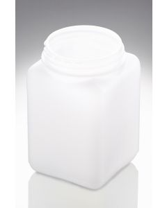 750 ml Kunststoff Fl. PE natur Typ U DIN 80 Mündung rechteckig