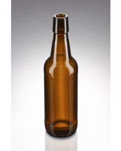 500 ml Bierflasche braun inkl. Bügelverschluss