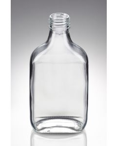 200 ml Taschenflasche weiß PP 28 Mündung - leichte Ausführung