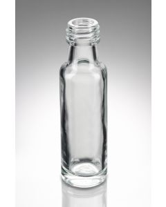 20 ml Krugflasche weiß  PP 18 Mündung