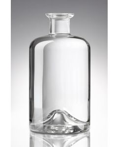 500 ml Apotheker Flasche weiß mit 18,5er Tellerrand Mdg