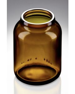 80 ml Tablettenglas braun Spezial Mündung